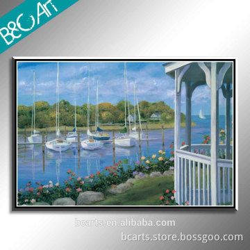 Modern paintings art hand-painted beautiful seaside seascape oil painting on canvas